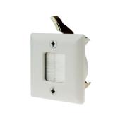 Commercial Electric 1-Gang Wall Plate White