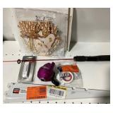 Zebco Spinning Reel Teal Pink