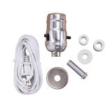 Brushed Nickel DIY Bottle Lamp Adaptor Kit