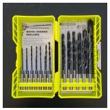 RYOBI 25 PC Hex Shank Drill Bit Set