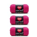 Red Heart Super Saver Yarn Shocking Pink 7oz