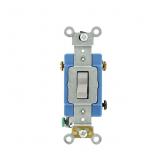 Leviton 15A 3-Way Toggle Switch Gray