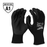 Black Nitrile Dipped Work Gloves Medium