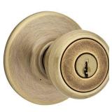 Kwikset 6-Pack Antique Brass Entry Knob