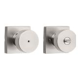 Kwikset Pismo Satin Nickel BedBath Door Knob