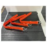 Orange Adjustable Straps - Set of 3