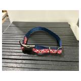 Coastal Pet Red Paw Print Dog Collar