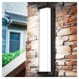 Sytmhoe 23.6in Black Outdoor Wall Light