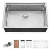 PEPO 33x19 Undermount Single Bowl Sink