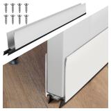 Pushglossy 35.5x1 Storm Door Sweep White