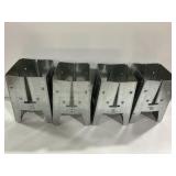Galvanized A-Frame Brackets 4-Pc