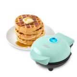 DASH Mini Waffle Maker 4-Inch Aqua