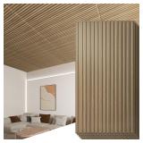 Art3d Walnut Slat Wall Panels 12-Pack 2x4FT
