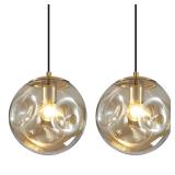 Mikeru Amber 9.4 Pendant Light 2-Pk