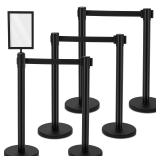 Geelin 9.8ft Crowd Control Stanchions 6 Pk