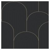 Graham  Brown BlackGold Wallpaper 20.5x396