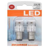 SYLVANIA 2357 Red LED Mini Bulb 2-Pk