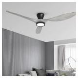 TALOYA Black Walnut 52 Ceiling Fan LED