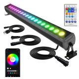Umidkin 20in Black LED Wall Washer Light Bar