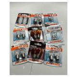 Sylvania 1157A 3157 LED Longlife Amber White Bulbs