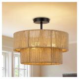 Fenluster Boho Ceiling Light 15.7