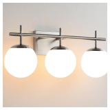 AIJIASI 22 3-Light Brushed Nickel Vanity Light