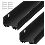 Lineshading Black 36 Door Sweep 2pk