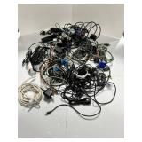 Electronics Cables  Adapters Lot