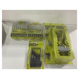 Ryobi Drill Bits  Screwdriver Set