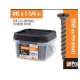 Everbilt 6x1-14 Drywall Screws 2650-Pc