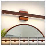CCYCOL 24 Dimmable LED Vanity Light Brown