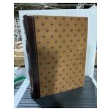 BrownTan Fleur-de-lis CDDVD Binder