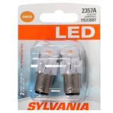 SYLVANIA 2357 Amber LED Mini Bulb 2pk