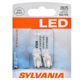 SYLVANIA 2825 T10 W5W LED White Mini Bulb 2Pk
