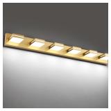SineRise 48 6-Light Gold LED Vanity Light