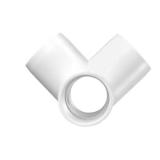 White 4-Way PVC Fittings 1 in. 10-Pack