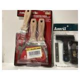 Husky 3pc Wood Handle Putty Knife Set