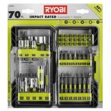 RYOBI 70-Pc Impact Driving Set