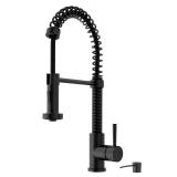 VIGO 19H Matte Black Kitchen Faucet