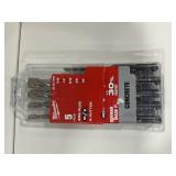 Milwaukee SDS-PLUS Drill Bit Kit 5 PC