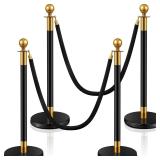 Ferraycle 4 Pcs 5ft Stanchion Ropes