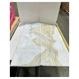 Abstract Gold Runner 2x3
