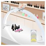 BeeMingle 29in Half Moon Nail Desk Lamp