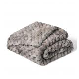 Minky Couture Waffle Throw Blanket Adult