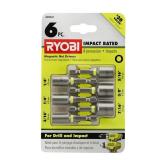 RYOBI 6-Piece Magnetic Nut Driver Set