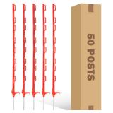 Zoiut 50 Pack 48 Electric Fence Posts