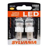 SYLVANIA 1156 ZEVO LED Amber Bulb 2pk