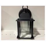 Portfolio Black Lantern Wall Light