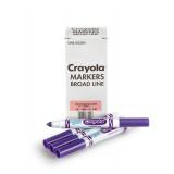 Crayola 12ct Violet Broad Line Markers