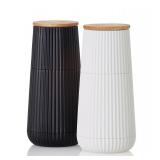 AdHoc Salt  Pepper Mill Set BlackWhite